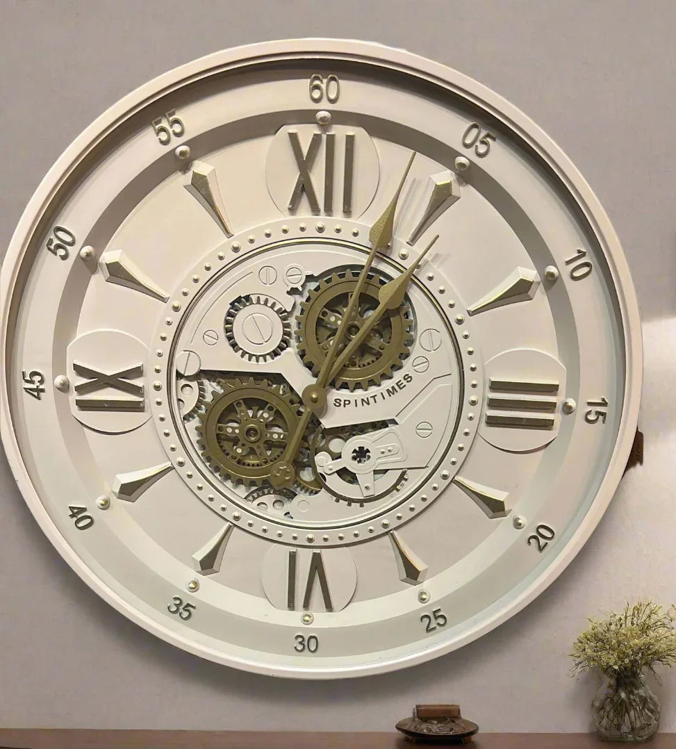 Royal Metal Gear Mechanical Clock Style 70